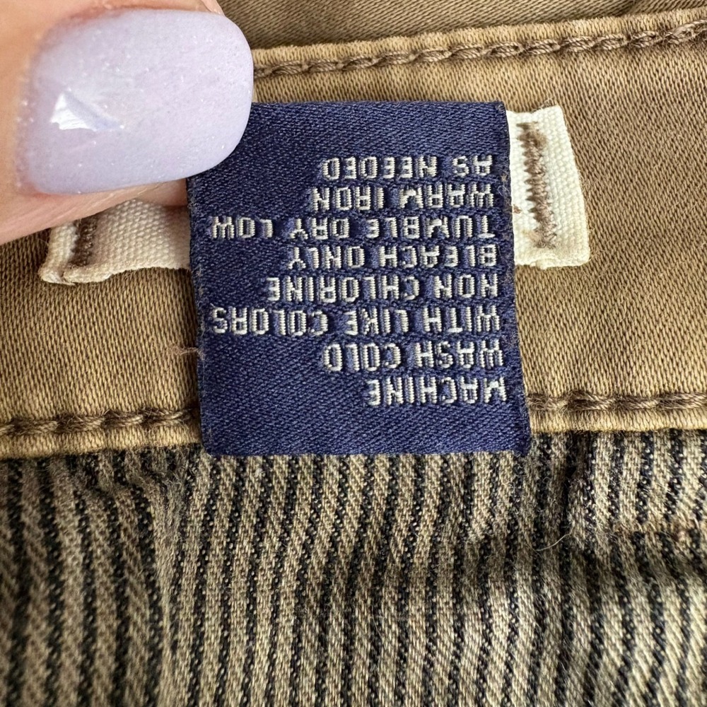 Madewell Skinny Pants Womens Dark Khaki Stretch Cotton Blend Size 27 - Picture 5 of 5